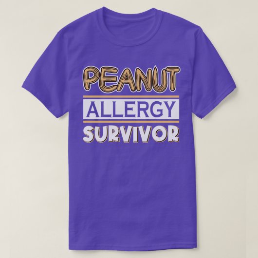 Peanut Allergy Survivor T-Shirt (Design vorne)