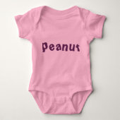 Peanut Baby oder Junge Outfit. Baby Strampler (Vorderseite)