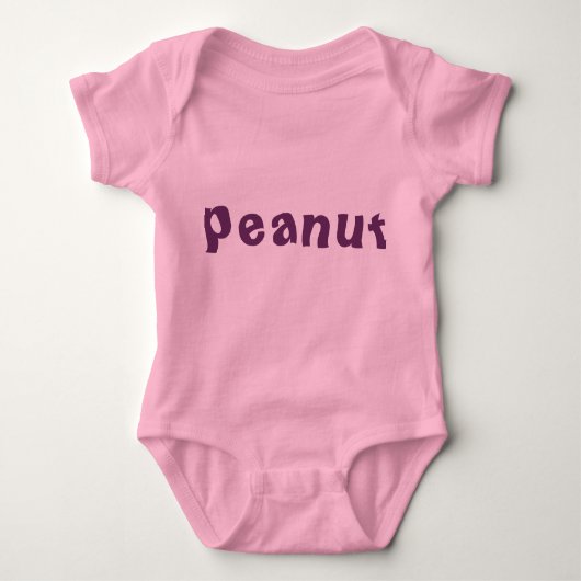 Peanut Baby oder Junge Outfit. Baby Strampler (Vorderseite)
