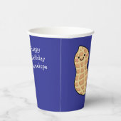 Peanut Birthday Party Kinder Niedliche Nut Cartoon Pappbecher (Rechts)