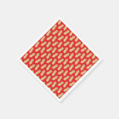 Peanut Birthday Party Kinder Niedliche Nut Cartoon Serviette (Ecke)