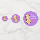 Peanut Birthday Party Niedlich Kids Cartoon Nut Konfetti (Vorderseiten)