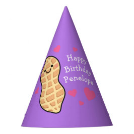Peanut Birthday Party Niedlich Kids Cartoon Nut Partyhütchen