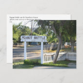 Peanut Brittle Sign in Murrieta, CA Postkarte (Vorne/Hinten)