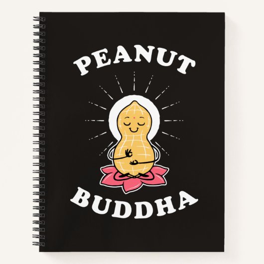 Peanut Buddha Notizblock (Vorderseite)