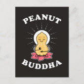 Peanut Buddha Postkarte (Vorderseite)