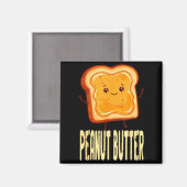 Peanut Butter & Jelly Matching Couple Friends Magnet (Vorderseite/Rückseite)