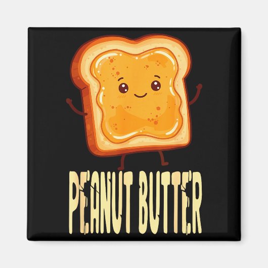 Peanut Butter & Jelly Matching Couple Friends Magnet (Vorne)
