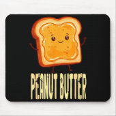 Peanut Butter & Jelly Matching Couple Friends Mousepad (Vorne)