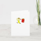 Peanut Butter and Banana Friend Card Karte (Vorderseite)