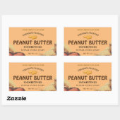 Peanut-Butter-Aufkleber Rechteckiger Aufkleber (Blatt)
