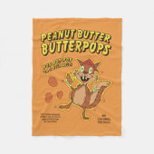 Peanut Butter Butterpops Fleecedecke (Vorderseite)