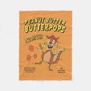 Peanut Butter Butterpops Fleecedecke