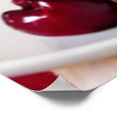 Peanut Butter Cheesecake AI Art Poster (Ecke)