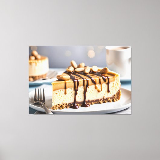 Peanut Butter Cheesecake Leinwanddruck (Vorderseite)