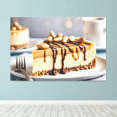 Peanut Butter Cheesecake Leinwanddruck (Insitu (Holzboden))