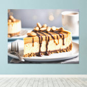 Peanut Butter Cheesecake Leinwanddruck (Insitu (Holzboden))