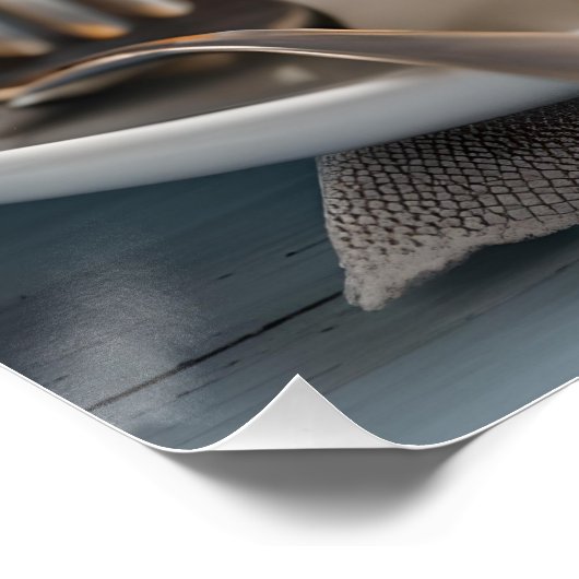 Peanut Butter Cheesecake Poster (Ecke)