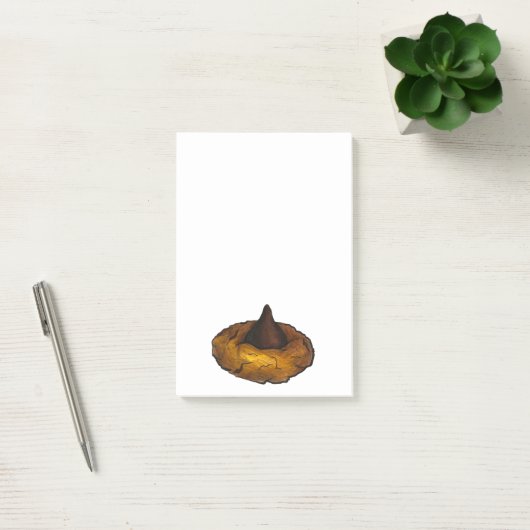 Peanut Butter Chocolate Blossom Backen Post-it Klebezettel (Büro)