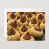 Peanut Butter Chocolate Drop Cookies Postkarte (Vorne/Hinten)