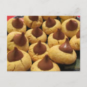 Peanut Butter Chocolate Drop Cookies Postkarte (Vorderseite)