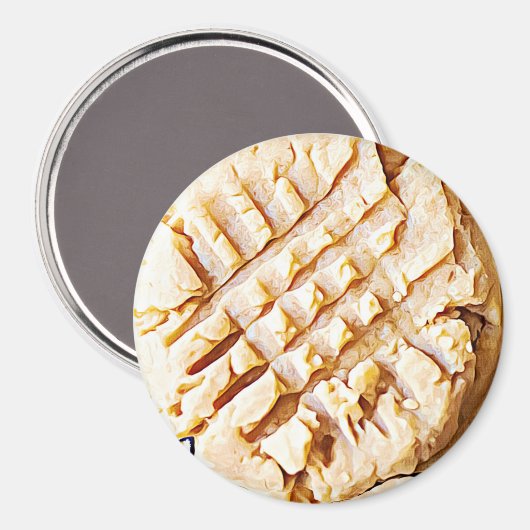 Peanut Butter Cookie Magnet (Vorderseite/Rückseite)