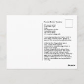 Peanut Butter Cookie Postkarte (Rückseite)