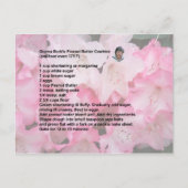 Peanut Butter Cookie Rezept Postkarte (Vorderseite)