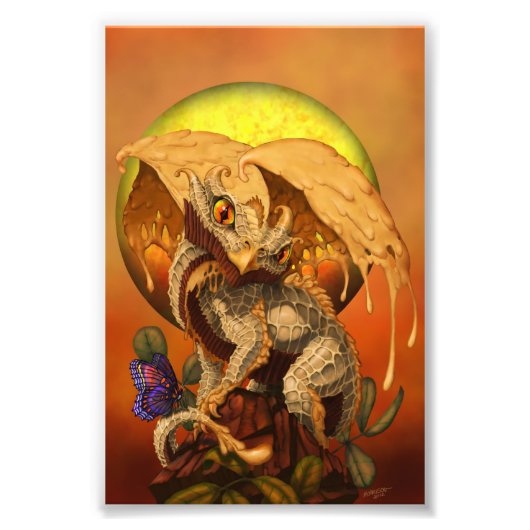 Peanut Butter Dragon 4x6 Print Fotodruck (Vorne)