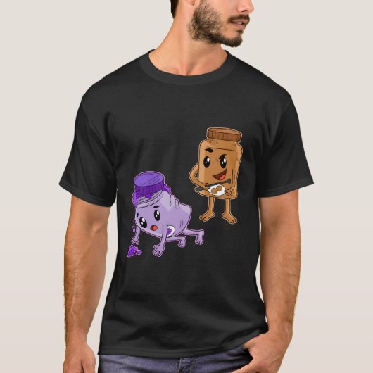 Peanut Butter Erdnuss Butter Jelly T-Shirt (Vorderseite)