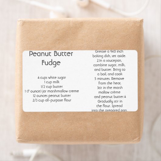 Peanut Butter Fudge (Insitu)