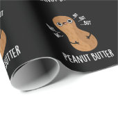 Peanut Butter Funny Nut Puck Dark BG Geschenkpapier (Rolleneckpunkt)