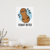 Peanut Butter Funny Nut Puff Poster (Küche)