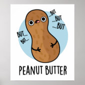 Peanut Butter Funny Nut Puff Poster (Vorne)