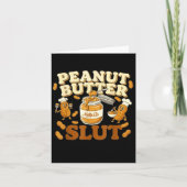 Peanut Butter Funny Peanut Butter Lovers Apparel  Karte (Vorderseite)