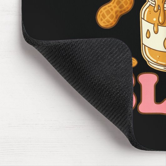 Peanut Butter Funny Peanut Butter Lovers Apparel Mousepad (Ecke)