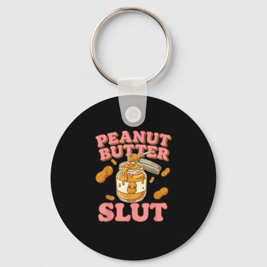Peanut Butter Funny Peanut Butter Lovers Apparel  Schlüsselanhänger (Vorderseite)