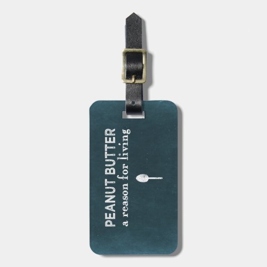 Peanut Butter Gepäckanhänger (Vorderseite vertikal)