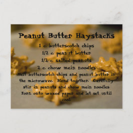 Peanut Butter Haystacks Postkarte