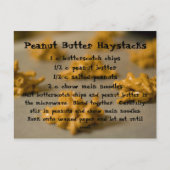 Peanut Butter Haystacks Postkarte (Vorderseite)