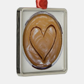 Peanut Butter Herz Ornament Aus Metall (Rechts)