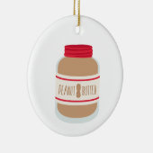 Peanut Butter Jar Keramik Ornament (Rechts)