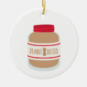 Peanut Butter Jar Keramik Ornament (Vorne)