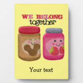 Peanut Butter & Jelly Foto Plaque Fotoplatte (Vorderseite)