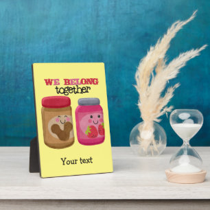 Peanut Butter & Jelly Foto Plaque Fotoplatte