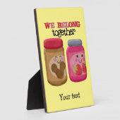 Peanut Butter & Jelly Foto Plaque Fotoplatte (Seite)
