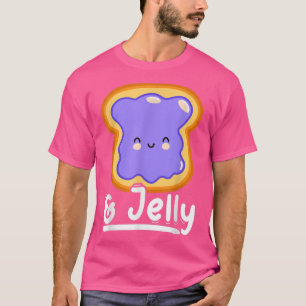 Peanut Butter & Jelly Kawaii PB&J Matching Blueber T-Shirt