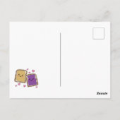 Peanut Butter Jelly Kids PBJ Valentine Postcard Postkarte (Rückseite)