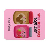 Peanut Butter & Jelly Magnet (Horizontal)