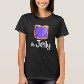 Peanut Butter & Jelly Matching Couple Outfits T-Shirt (Vorderseite)